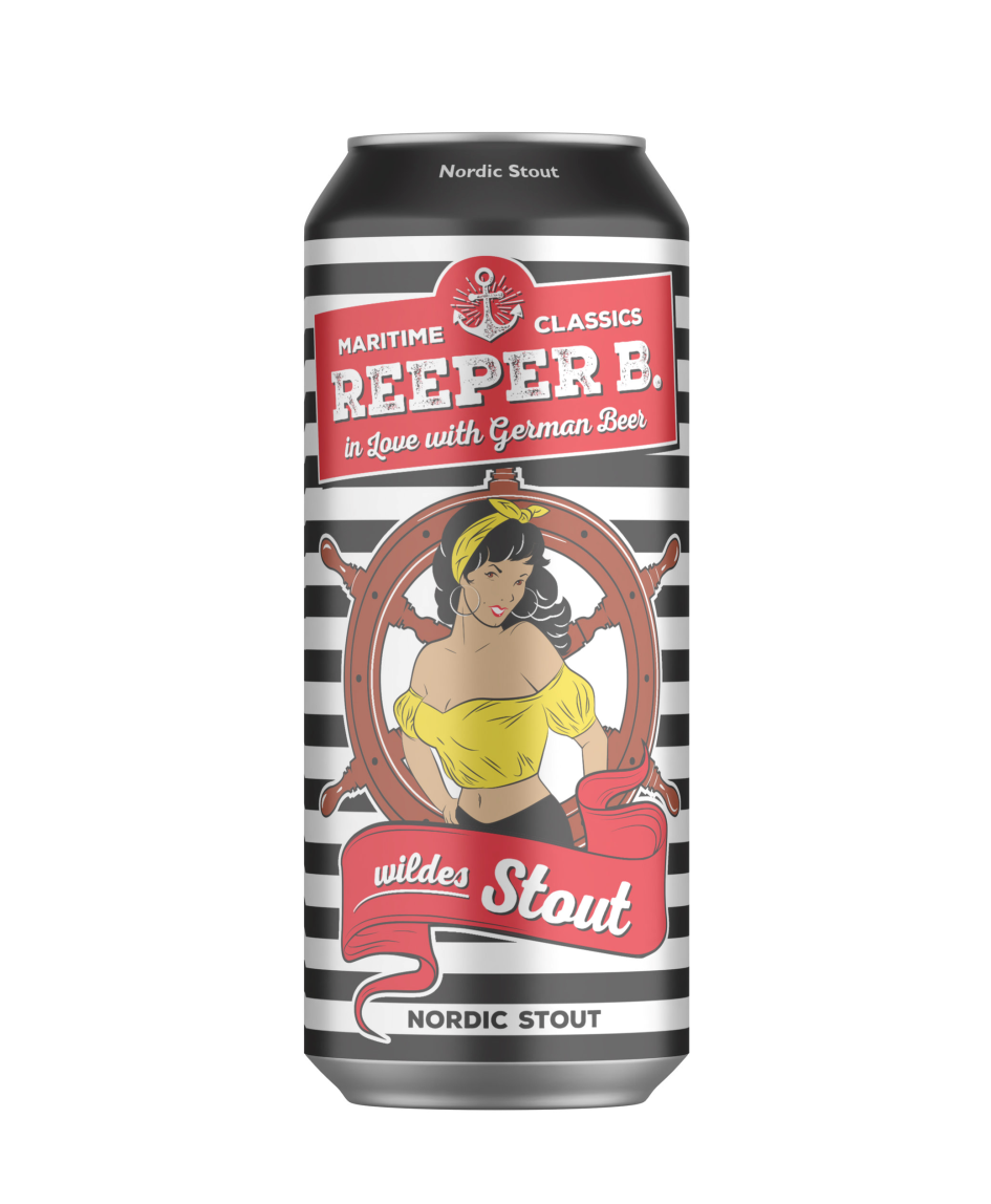 BIA REEPER B NORDIC STOUT - bia lúa mạch thủ công ( bia đen  ). 